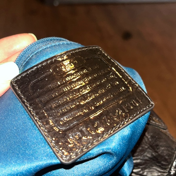 Coach Maggie Madison Black Diagonal Pleated Hobo - Picture 3 of 6